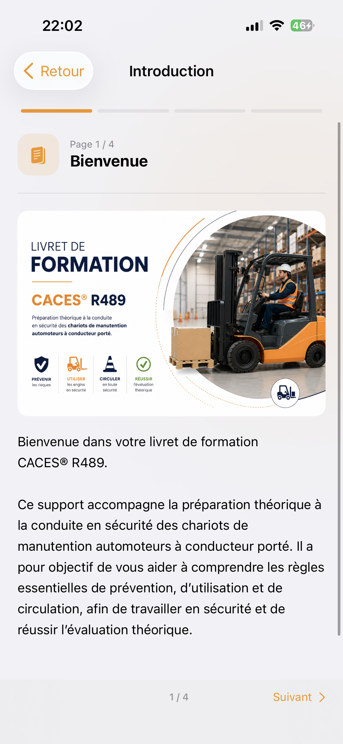 Livret de formation CACES® intégré